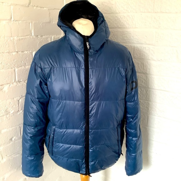 Kappa Other - DKNY Puffer Jacket - Size L - Blue - Hooded - P2P 24”